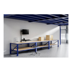 NEOMOUNTS DS90-325BL1 Station de travail assis-debout pour bureau 17-32p - ressort à gaz redeal.fr