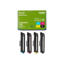 BROTHER TN243CMYK Pack Toner standard Cyan Magenta Jaune Noir 4x 1000 pages pour Hl-L32xx DCP-L35xx MFC-L37xx