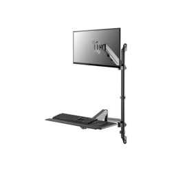 NEOMOUNTS WL90-325BL1 Station de travail assis-debout - mural - 17-32p - ressort à gaz redeal.fr