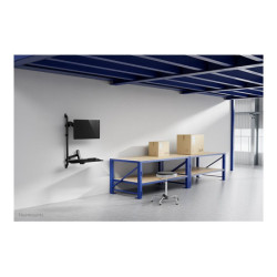 NEOMOUNTS WL90-325BL1 Station de travail assis-debout - mural - 17-32p - ressort à gaz redeal.fr