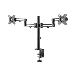 EATON TRIPPLITE Dual-Monitor Flex-Arm Desktop Clamp for 13p to 27p Displays redeal.fr