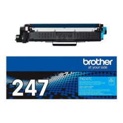 BROTHER TN247C Toner cyan haute capacité de 2300 pages pour Hl-L32xx DCP-L35xx MFC-L37xx