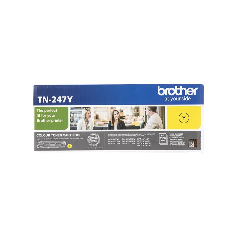 BROTHER TN247Y Toner jaune haute capacité de 2300 pages pour Hl-L32xx DCP-L35xx MFC-L37xx