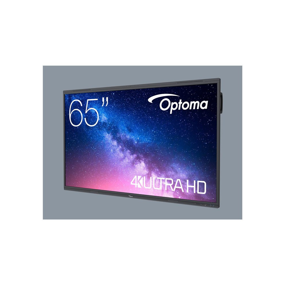 OPTOMA 5653RK 65p 400cd/m2 UHD Interactive 4K Multi-Touch-Display Android 13 Integrated Google Play Store redeal.fr