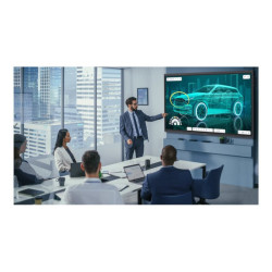 OPTOMA 5863RK 86p 400cd/m2 UHD Interactive 4K Multi-Touch-Display Android 13 Integrated Google Play Store redeal.fr