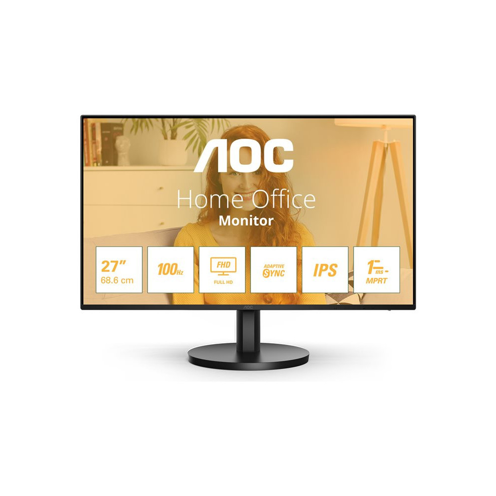 AOC 27B3HA2 27p IPS 1920x1080 16:9 4ms 250cd/m2 HDMI VGA Black redeal.fr