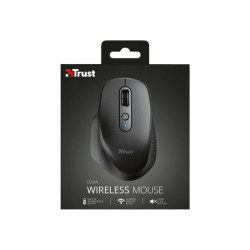 TRUST Souris sans fil OZAA Compact multi-connexion - Noire redeal.fr