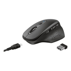 TRUST Souris sans fil OZAA Compact multi-connexion - Noire redeal.fr