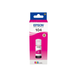 EPSON 1LB 104 EcoTank Magenta ink bottle