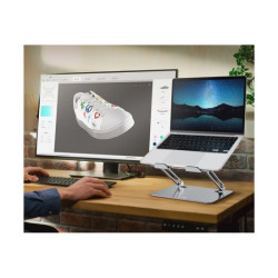 TNB iClick - Adjustable Metal Stand for Notebooks up to 17p redeal.fr