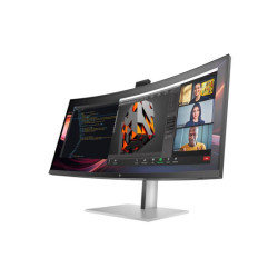 HP Écran de conférence incurvé WQHD HP Series 7 Pro 734pm avec webcam IA 5 Mpx HDR 34p WQHD 3440x1440 HDMI USB-C Disp