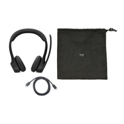 LOGITECH Headset - Zone 305 - Midnight Black - 2.4GHZ/BT - PLUGC - EMEA28-935 - BT DIRECT redeal.fr