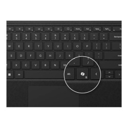 MICROSOFT Surface Pro9/10 Typecover without Slim Pen Storage COMM black Eng Int CEE EM redeal.fr
