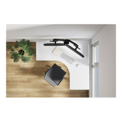 NEOMOUNTS DS65S-950BL2 Support décran à fixer 24-34p - ressort à gaz - Topfix - multiréglable - arrêt 180 redeal.fr