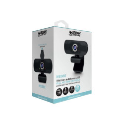 URBAN FACTORY Webcam USB Full HD 1080P 2M Pixels Autofocus redeal.fr