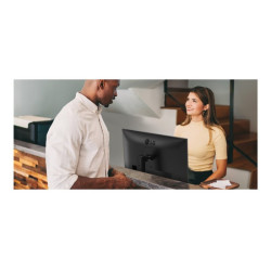 LG 24BA450-B.AEUQ Écran LED - 24 - 1920 x 1080 Full HD (1080p) @ 100 Hz - IPS - 250 cd/m² - 1300:1 - 5 ms - HDMI, VGA, DP- HP