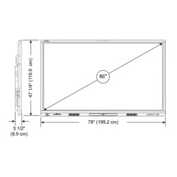 SMART Board MX086-V5 86p 4K Interactive Display with iQ redeal.fr