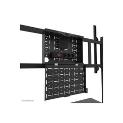 NEOMOUNTS FL50-575BL1 Support au sol mobile pour écran 65-110p - étagère multimédia incluse - installation rapide - TÜV