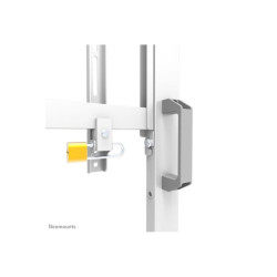 NEOMOUNTS FL50-575WH1 Support au sol mobile pour écran 65-110p - étagère multimédia incluse - installation rapide - TÜV