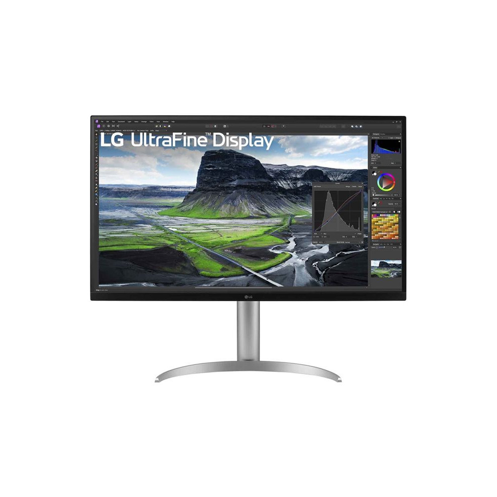 LG 32UQ850V-W 32" - 3840 x 2160 4K @ 60 Hz - IPS - 500 cd/m² - 2000:1 - DisplayHDR 400 - 5 ms - 2xHDMI, DisplayPort, USB-C - HP