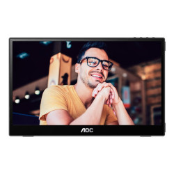AOC 16T3EA 15.6p IPS 1920x1080 Monitor 4ms 16.9 USB Black/Grey redeal.fr