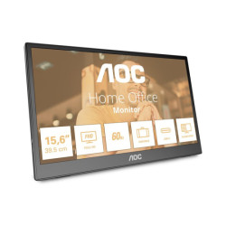 AOC 16T3EA 15.6p IPS 1920x1080 Monitor 4ms 16.9 USB Black/Grey redeal.fr
