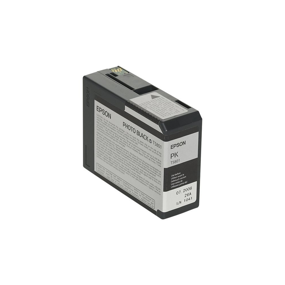 EPSON 5LB T5801 ink cartridge photo black standard capacity 80ml 1-pack