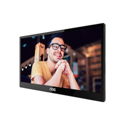 AOC 16T3EA 15.6p IPS 1920x1080 Monitor 4ms 16.9 USB Black/Grey redeal.fr