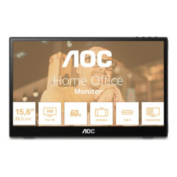 AOC 16T3EA 15.6p IPS 1920x1080 Monitor 4ms 16.9 USB Black/Grey redeal.fr