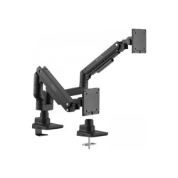 MCL Support écran bureau à amortisseur 2 écrans jusquà 35p/20Kg Noir redeal.fr