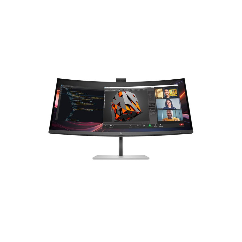 HP Écran incurvé Series 7 Pro LED - 734pm avec webcam 5 Mpx WQHD 34p 3440 x 1440 HDMI DP USB-C Thunderbolt 4 3/3/0