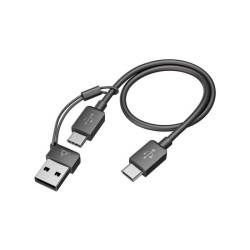 HP Poly Voyager Focus 2 USB-C-C Headset +USB-C/A Adapter redeal.fr