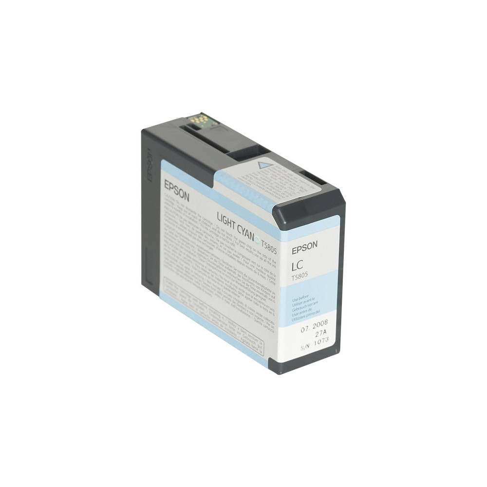 EPSON T5805 cartouche de encre cyan clair capacité standard 80ml pack de 1