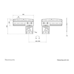 NEOMOUNTS WL30-265BL1 Support pour écran mural 43-85p écrans Samsung - ultra-plat redeal.fr