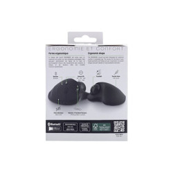 TNB ERGO DUAL CONNECT rechargeable ergonomic trackball mouse black redeal.fr