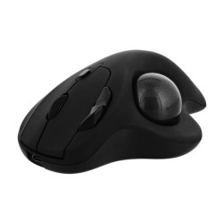 TNB ERGO DUAL CONNECT rechargeable ergonomic trackball mouse black redeal.fr