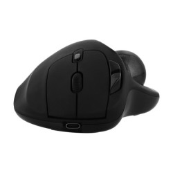 TNB ERGO DUAL CONNECT rechargeable ergonomic trackball mouse black redeal.fr