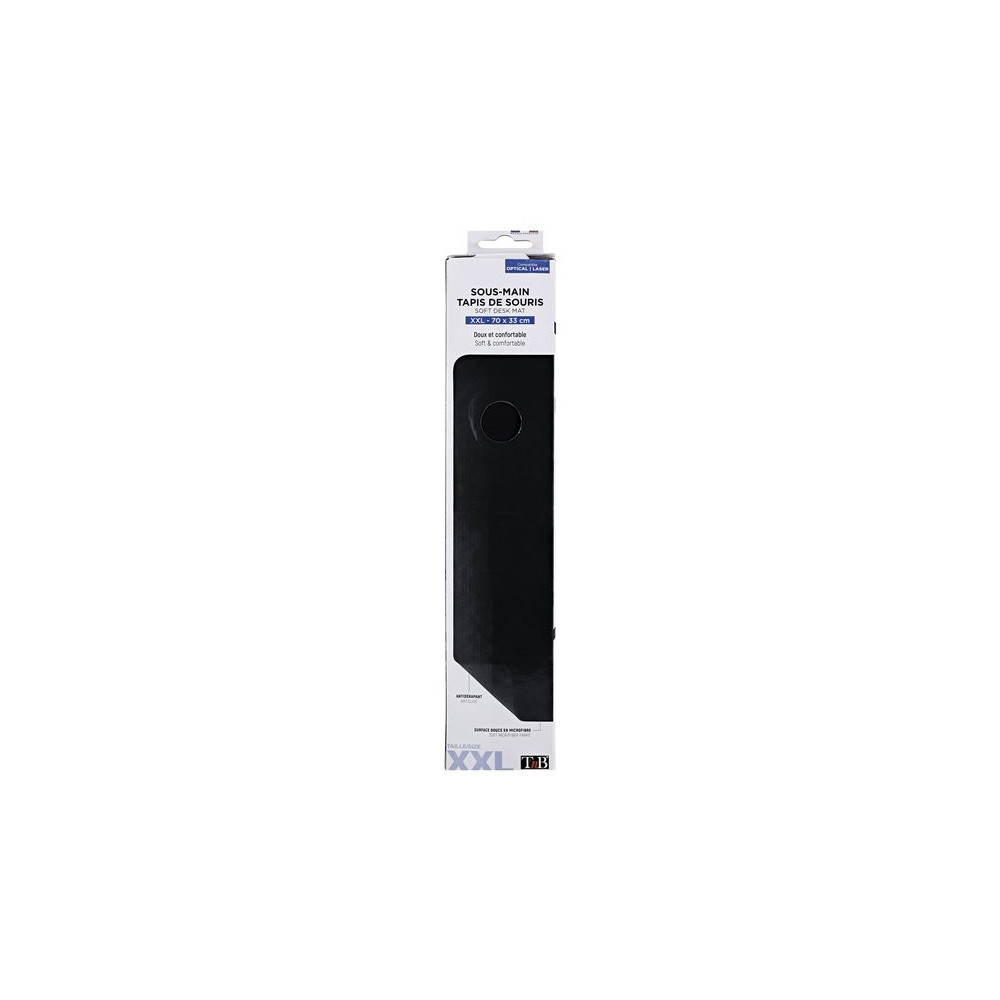 TNB Large soft fabric desk mat - Non-slip rubber surface redeal.fr