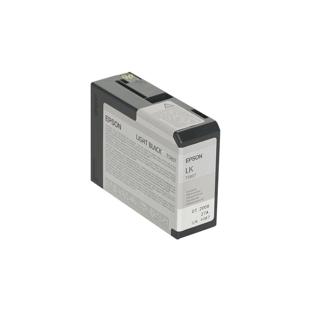 EPSON 5LB T5807 ink cartridge photo light black standard capacity 80ml 1-pack