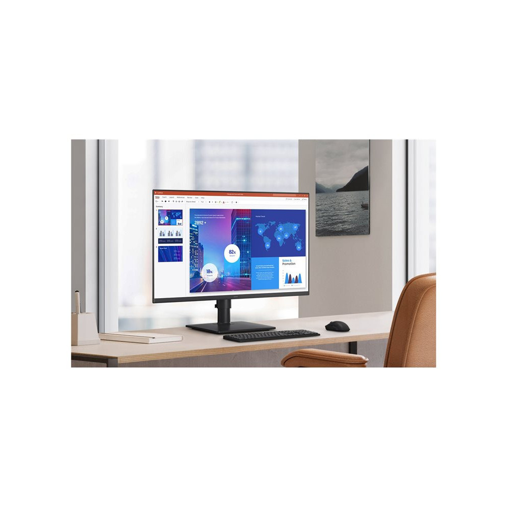 SAMSUNG LS27D400GAUXEN 27p FHD IPS 16:9 100Hz 250cd/m2 5ms 1000:1 2xHDMI DP 1.2 HAS redeal.fr