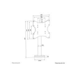 NEOMOUNTS DS42-430BL12 Support de bureau pour écran à poser 23-43p- à visser - pivotant redeal.fr