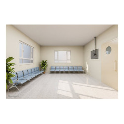 NEOMOUNTS CL35-340BL12 Support de plafond pour écran de 23-42p - h 106-156 cm redeal.fr