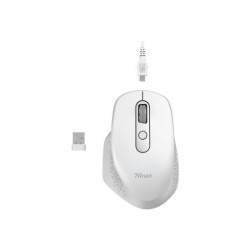 TRUST Souris sans fil OZAA Compact multi-connexion - Blanche redeal.fr
