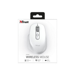 TRUST Souris sans fil OZAA Compact multi-connexion - Blanche redeal.fr