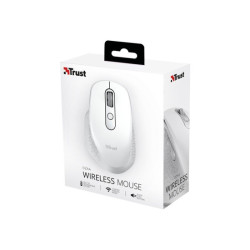 TRUST Souris sans fil OZAA Compact multi-connexion - Blanche redeal.fr
