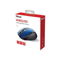 TRUST Souris sans fil ZAYA rechargeable - Bleue redeal.fr