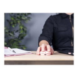 TRUST Souris sans fil PUCK Ultra-plate rechargeable - Rose redeal.fr