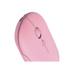 TRUST Souris sans fil PUCK Ultra-plate rechargeable - Rose redeal.fr