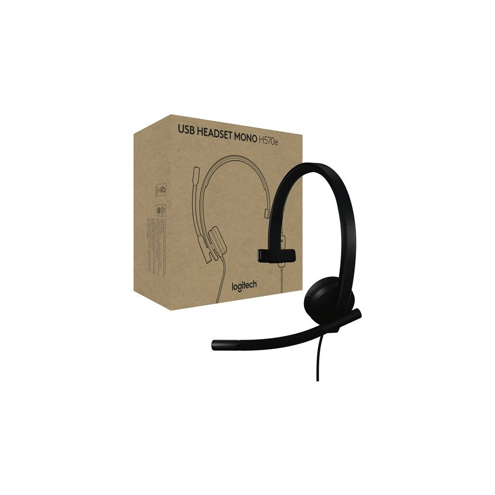 LOGITECH H570e Mono Teams version Headset Black redeal.fr