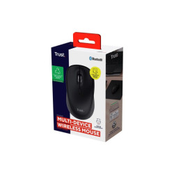 TRUST Souris sans fil compacte YVI+ Multi-connexion Bluetooth + 24 Ghz - Noire redeal.fr